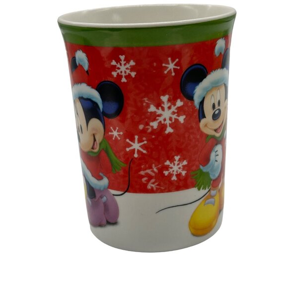 Disney Mickey & Minnie Mouse Christmas Holiday Coffee Mug - 12 oz By Kcare - Picture 2 of 6